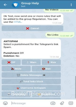 GroupHelpBot step 7