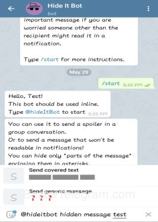 HideItBot step 2