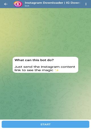 InstagramDlPro_Bot bot step 1