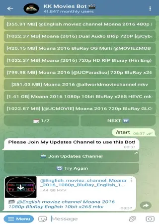 KK Movies Bot 🎬 preview 3