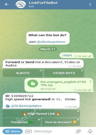 LinkForFilebot bot step 2