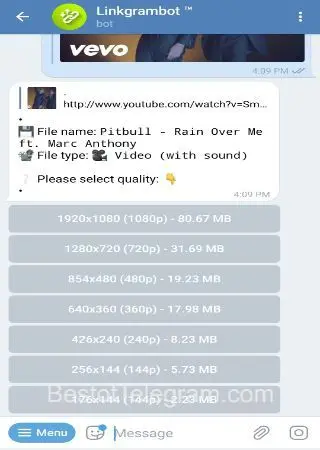 Linkgrambot ™ preview 2