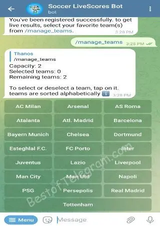 Soccer LiveScores preview 2