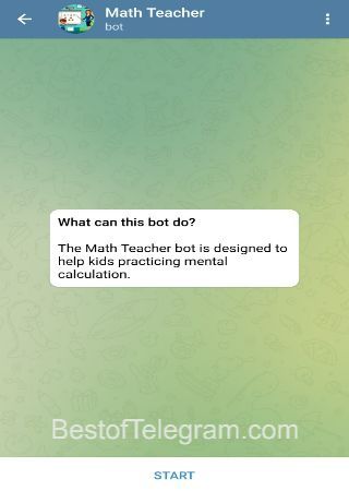 MathTeacherBot bot step 1 