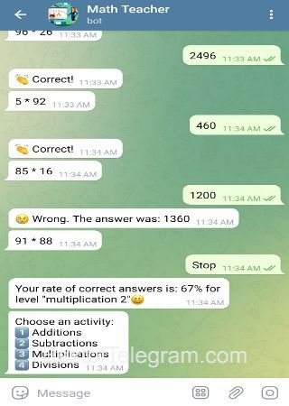 MathTeacherBot bot step 3