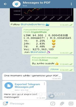 MessagesPDFBot step 2