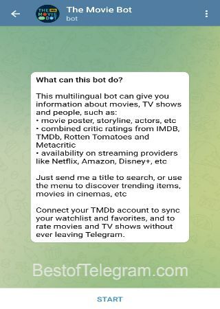 MovieDatabaseBot bot step 1 