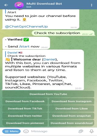 MultidownloadRobot bot step 2