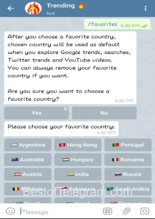 NowTrendingBot step 2
