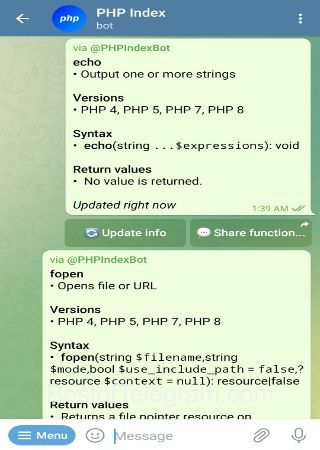 PHPIndexBot bot step 3
