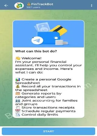 💰FinTrackBot preview 1