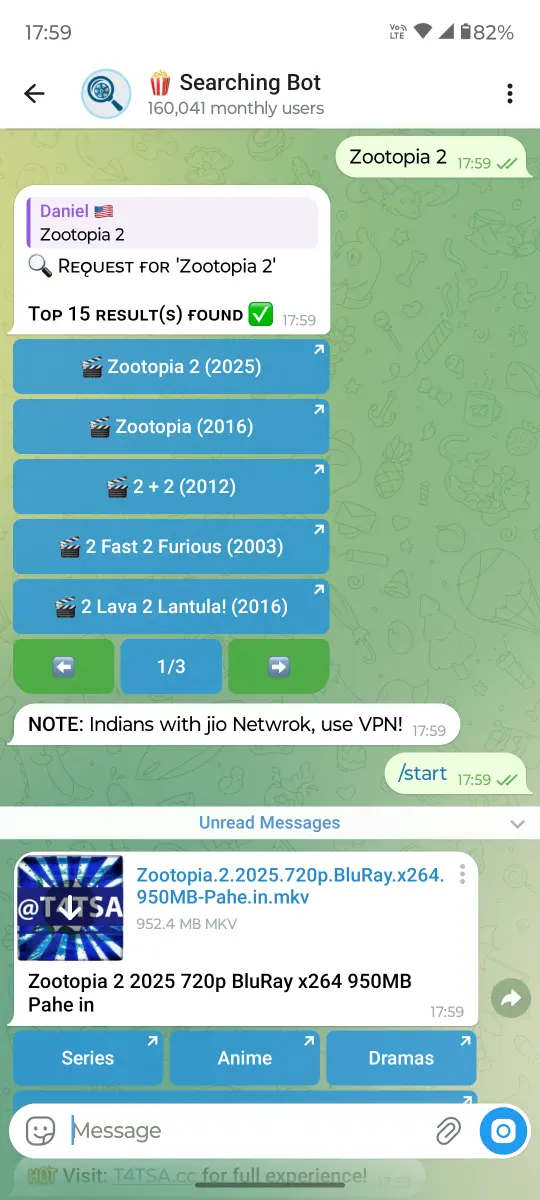 🍿 Searching Bot preview 2