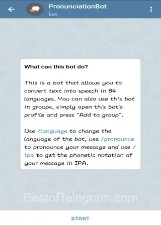 PronunciationBot preview 1