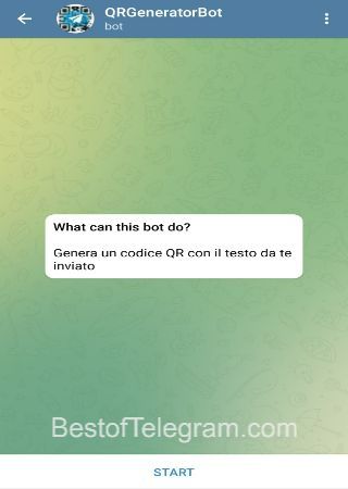 QRGeneratorRobot bot step 1 