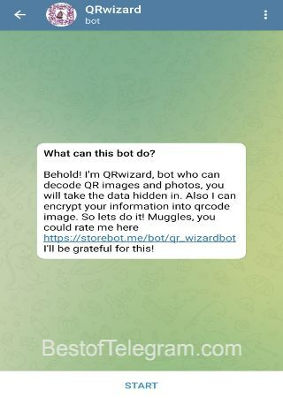 QR_Wizardbot bot step 1