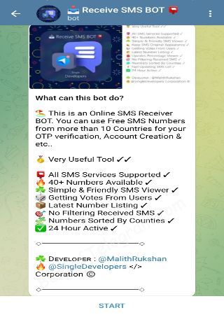 ReceiveSMSRobot bot step 1