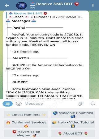 ReceiveSMSRobot bot step 3