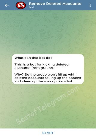 RemoveDeletedAccountsBot bot step 1