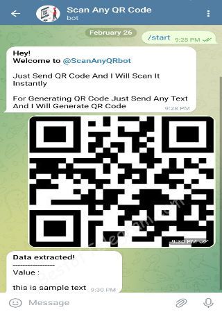 ScanAnyQRbot bot step 2