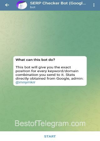 SerpCheckerBot bot step 1 