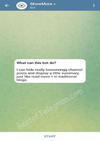 ShowMore_Bot bot step 1