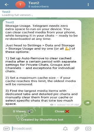 ShowMore_Bot bot step 5