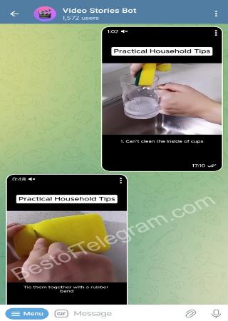 StoriesVideoBot bot step 2
