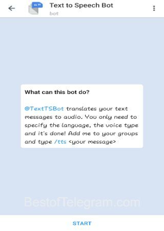 TextTSBot step 1