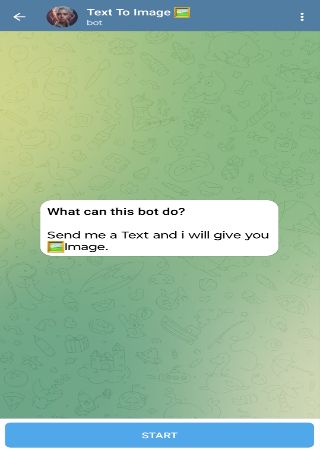 TextToImageRobot bot step 1