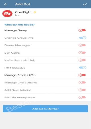 TopUsersBot bot step 3