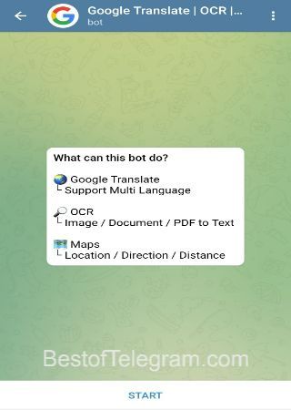 TranslateIDrobot bot step 1