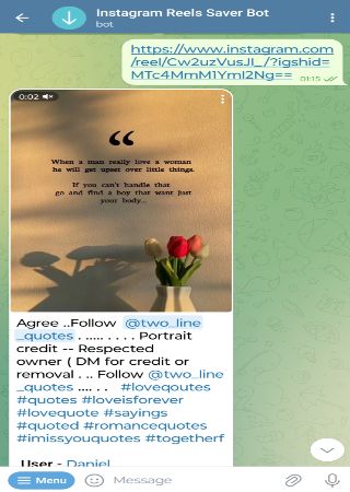 UcrInstaBot bot step 2