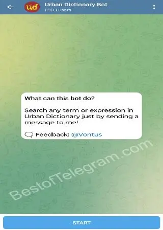 Urban Dictionary Bot preview 1