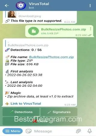 VirusTotal preview 2