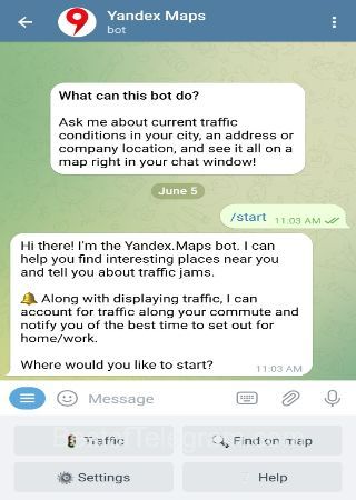 YandexMapsBot step 2