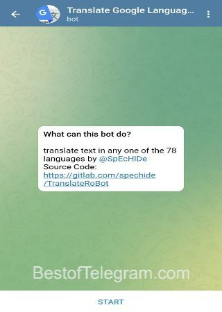betterTranslateBot bot step 1 