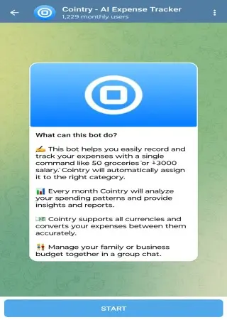 Cointry | AI Expense tracker preview 1