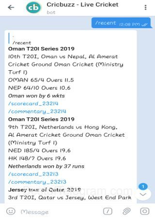 cricbuzz_bot step 4