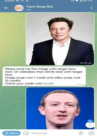 Face Swap Bot preview 2