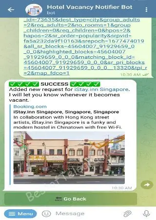 Hotel Vacancy Notifier preview 3