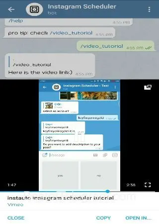 Instagram Scheduler preview 2