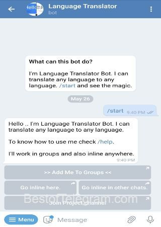 lang_translate_bot step 2