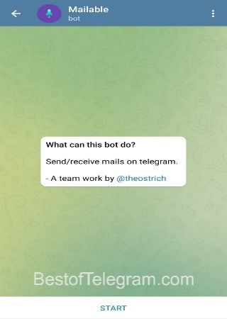 mailableBot bot step 1