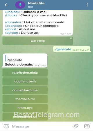 mailableBot bot step 2