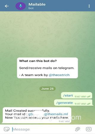 mailableBot bot step 3