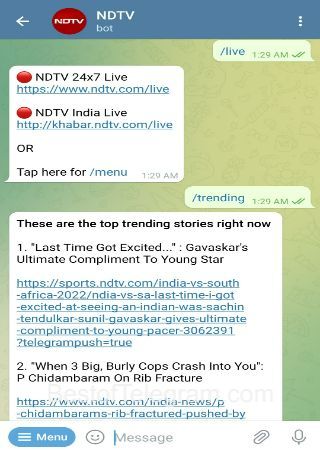 ndtvbot bot step 3