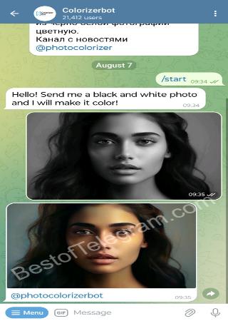 photocolorizerbot bot step 2