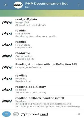 PHP Documentation Bot preview 2