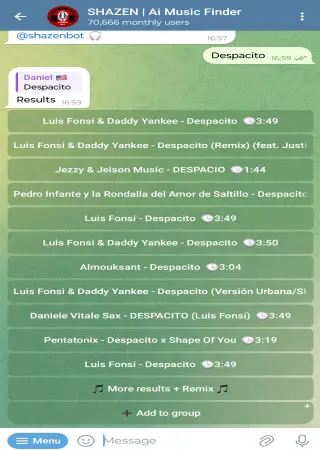 SHAZEN | AI Music Finder preview 2
