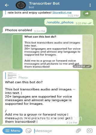 transcriber_bot bot step 2